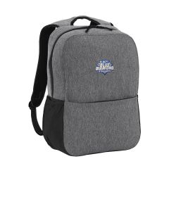 Port Authority - Access Square Backpack-Heather Grey / Black