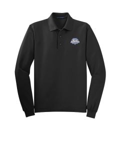 Port Authority - Silk Touch Long Sleeve Polo - Deep Black