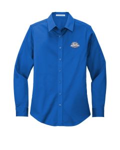 Port Authority - Ladies Long Sleeve Easy Care Shirt - Strong Blue