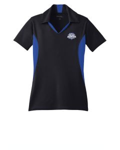 Sport-Tek - Ladies Side Blocked Sport-Wick Polo - Black/Royal