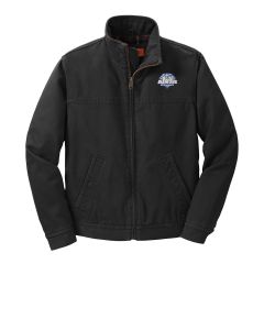 CornerStone - Washed Duck Cloth Flannel-Lined Work Jacket - Black
