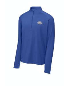 Sport-Tek- Sport Wick Stretch 1/4 Zip Pullover - True Royal